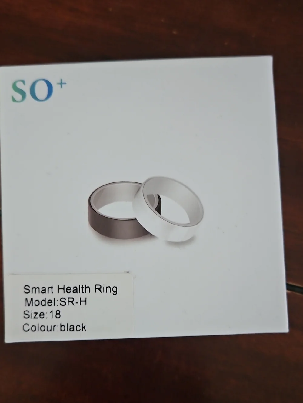 SO+ Smart Health Rings in Black and White